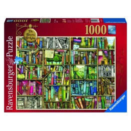 Puzzle Libraria Bizara, 1000 piese Ravensburger