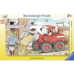 Puzzle Excavator, 15 piese Ravensburger