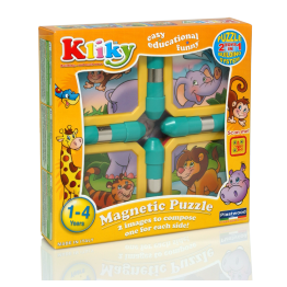 Puzzle magnetic animale safari Kliky