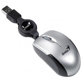 Mouse Genius MicroTraveler V2 , Optic , 1200 DPI , Ambidextru , Argintiu