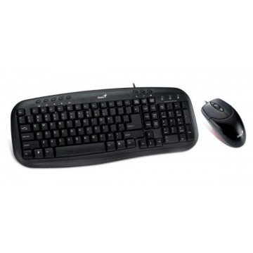 Kit mouse tastatura Genius Smart KM-200, USB, Negru