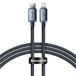 Cablu alimentare si date Baseus Crystal Shine, USB Tip C - Lightning, 1.2 metri