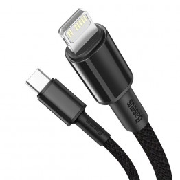 Cablu alimentare si date Baseus High Density CATLGD-01, USB Tip C - Lightning, 1 metru