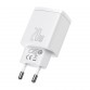 Incarcator retea Baseus CCXJ-B02, Quick Charge 20W, USB Tip C si USB Tip A, Alb