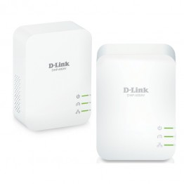 Powerline D-Link AV2 1000 HD , 10/100/1000 Mbps , 1000 Mbps , 128 Bit AES , Alb