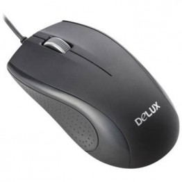 Mouse Delux DLM-136 , USB , Optic , 800 DPI , Negru