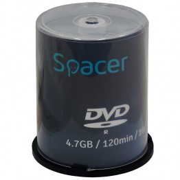 DVD-R Spacer, 4.7 GB, 120 Minute, 100 Buc
