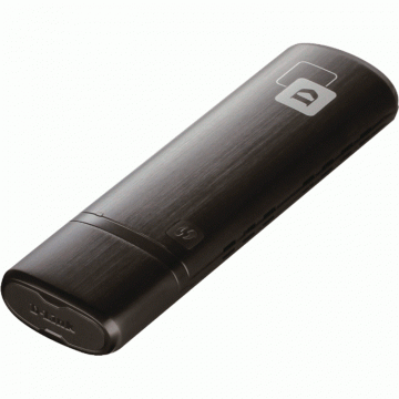 Adaptor wireless D-Link DWA-182 , 1200 Mbps , USB 3.0 , Dual Band , Negru