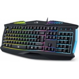 Tastatura Genius Scorpion K220 , Gaming , USB , Iluminare LED , Negru