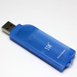 Cititor de carduri SSK SCRS028 USB 2.0 Albastru