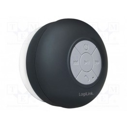 Boxa portabila LogiLink SP0052, Bluetooth, IPX4, Negru