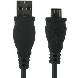 Cablu SSK USB 2.0 la microUSB 2.0 Negru