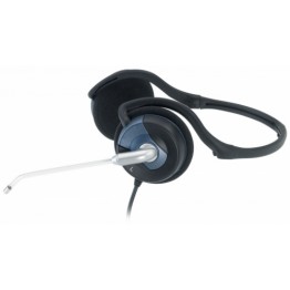 Casti audio Genius HS-300N , 3.5 mm Jack , Dupa urechi , Microfon , Negru
