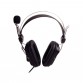 Casti audio A4Tech HS-50 , Peste cap , 3.5 mm Jack , Microfon , Negru