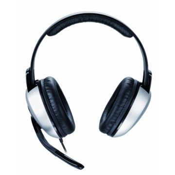 Casti audio Genius HS-05A , 3.5 mm Jack , Peste cap , Negru