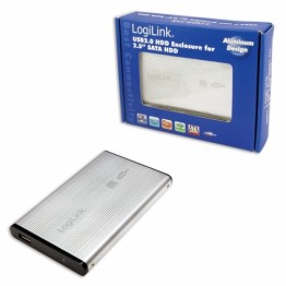 Rack Logilink extern UA0041A , 2.5 Inch , USB 2.0 , Aluminiu , Argintiu