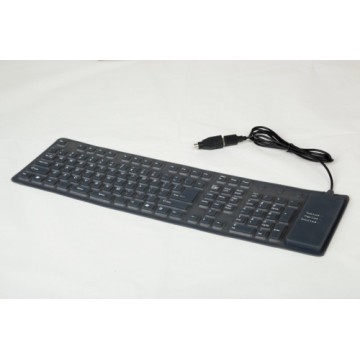 Tastatura Gembird KB-109F , Flexibila , USB , Negru