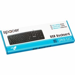 Tastatura Spacer SPKB-520 , USB , Negru
